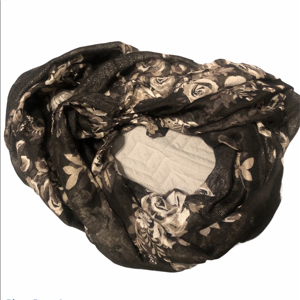 Infinity Rose print scarf